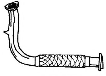 Труба выхлопного газа AKS DASIS SG12130