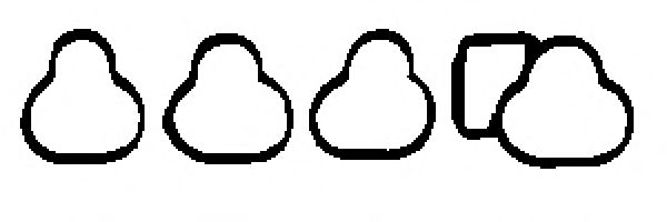 Комплект прокладок, впускной коллектор GLASER M32992-00