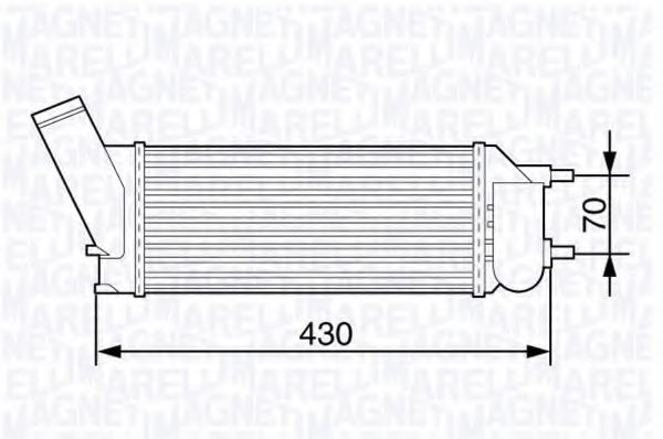 Интеркулер MAGNETI MARELLI 351319203530