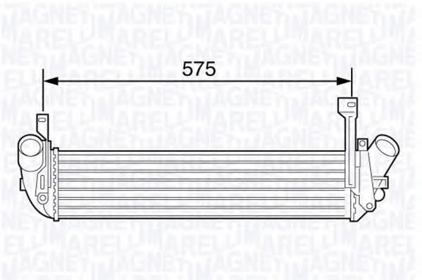 Интеркулер MAGNETI MARELLI 351319203570