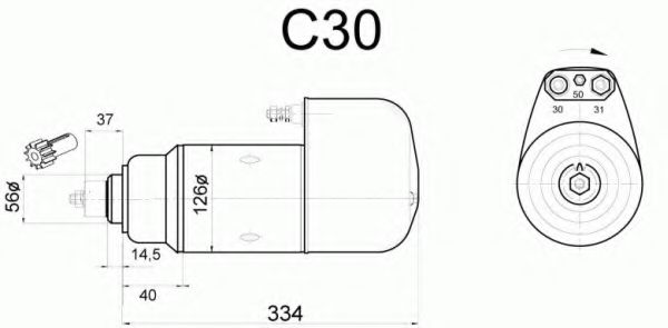 Стартер DELCO REMY 19024038