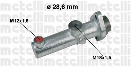 Главный тормозной цилиндр METELLI 05-0152