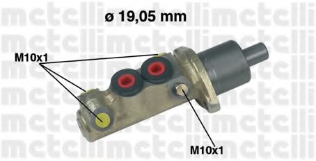 Главный тормозной цилиндр METELLI 05-0191