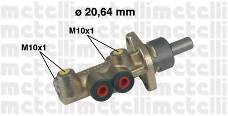 Главный тормозной цилиндр METELLI 05-0221