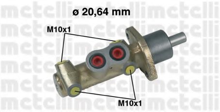 Главный тормозной цилиндр METELLI 05-0461