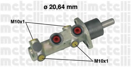 Главный тормозной цилиндр METELLI 05-0525