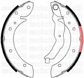 Комплект тормозных колодок METELLI 53-0015