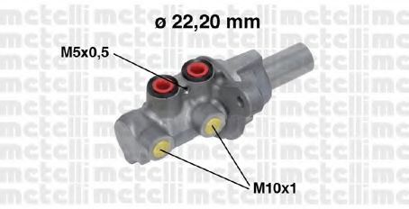 Главный тормозной цилиндр METELLI 05-0684