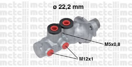 Главный тормозной цилиндр METELLI 05-0693