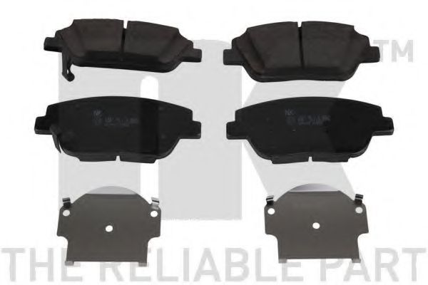 Комплект тормозных колодок, дисковый тормоз NK 223439