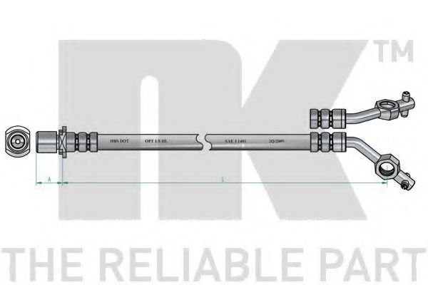 Тормозной шланг NK 854590