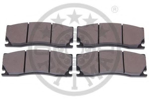 Комплект тормозных колодок, дисковый тормоз OPTIMAL 12604