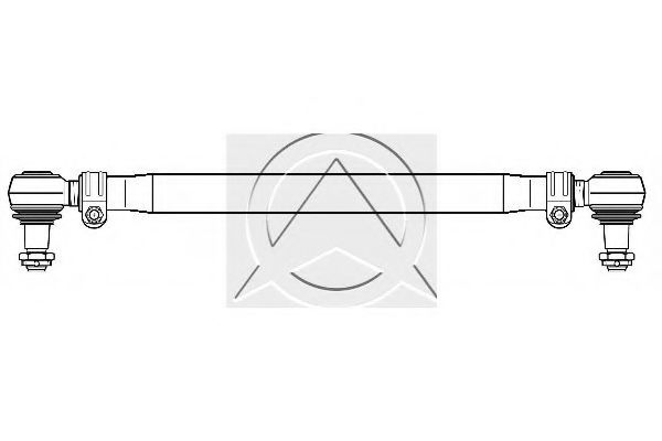 Поперечная рулевая тяга SIDEM 501038