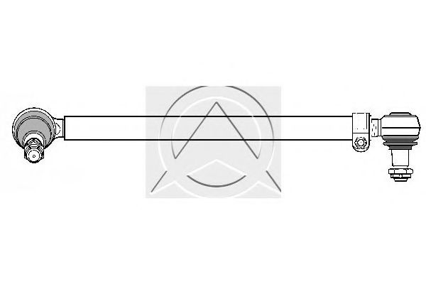 Продольная рулевая тяга SIDEM 6136