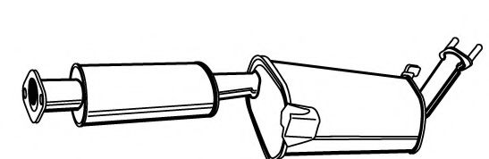 Средний глушитель выхлопных газов FONOS 619647