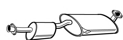 Средний глушитель выхлопных газов FONOS 617995
