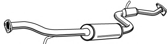 Средний глушитель выхлопных газов FONOS 612362