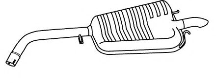 Глушитель выхлопных газов конечный FONOS 619836