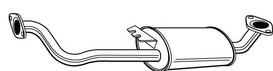 Средний глушитель выхлопных газов FONOS 617588