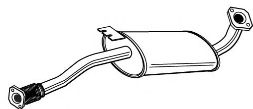 Средний глушитель выхлопных газов FONOS 617980
