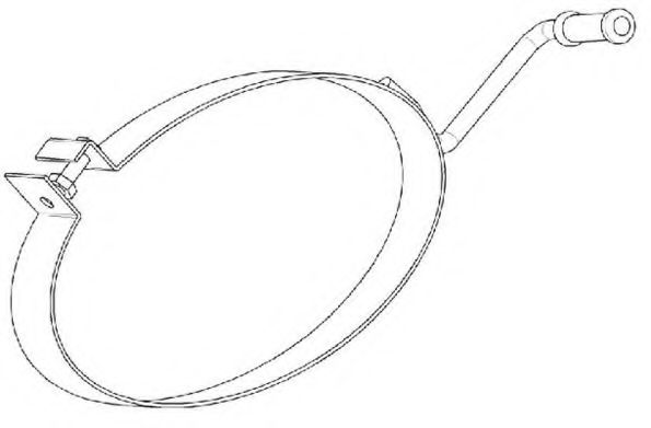 Кронштейн, система выпуска ОГ FONOS 80610