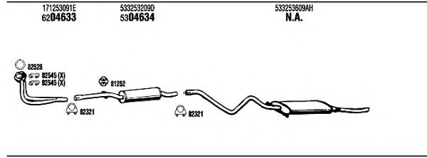 Система выпуска ОГ FONOS VW35178