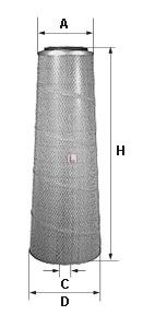 Воздушный фильтр TECNOCAR A5001