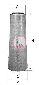 Воздушный фильтр SOFIMA S 7607 A