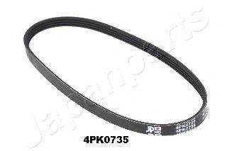 Поликлиновой ремень JAPANPARTS DV-4PK0735