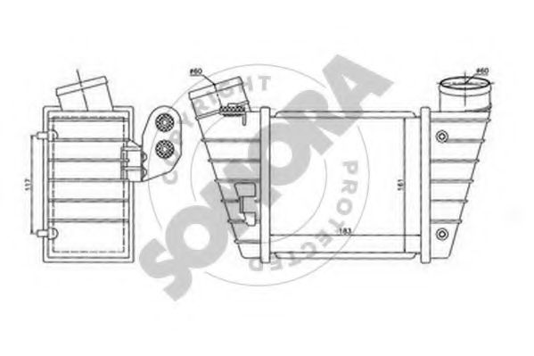 Интеркулер SOMORA 025045L