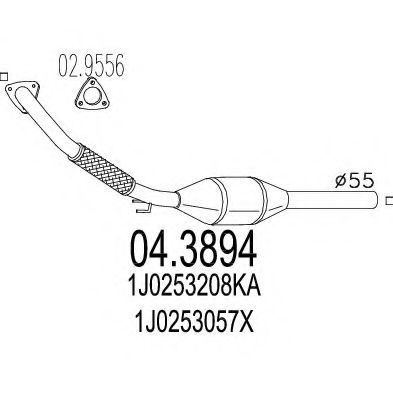 Катализатор MTS 04.3894