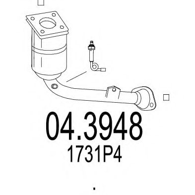 Катализатор MTS 04.3948