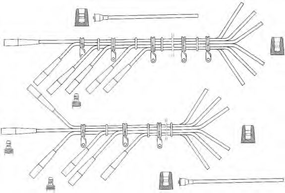 Комплект проводов зажигания BBT ZK511