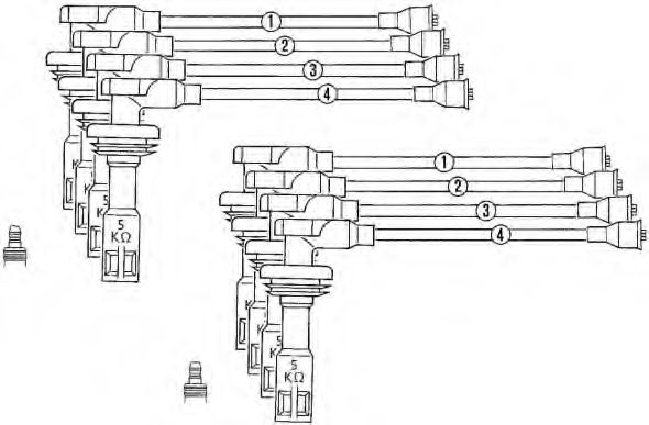 Комплект проводов зажигания BBT ZK521