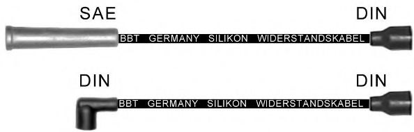 Комплект проводов зажигания BBT ZK1518