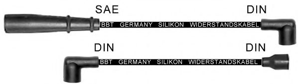 Комплект проводов зажигания BBT ZK1754