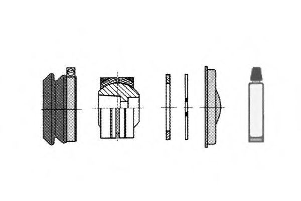 ремонтный комплект, рычаг подвески OCAP 0907487