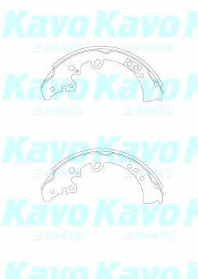 Комплект тормозных колодок KAVO PARTS BS-9939