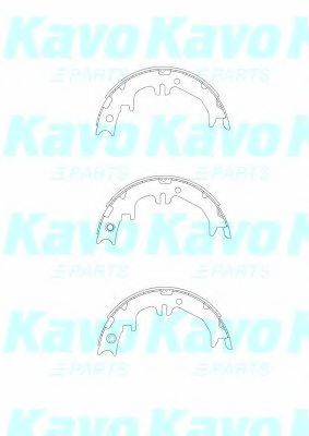 Комплект тормозных колодок KAVO PARTS BS-9947