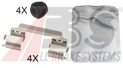 Комплектующие, колодки дискового тормоза A.B.S. 1817Q