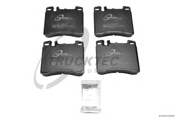 Комплект тормозных колодок, дисковый тормоз TRUCKTEC AUTOMOTIVE 02.35.155