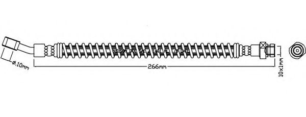 Тормозной шланг REMKAFLEX 7325