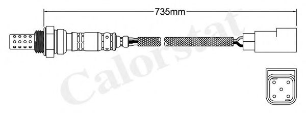 Лямбда-зонд CALORSTAT by Vernet LS140027