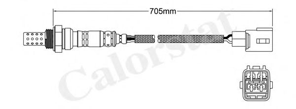 Лямбда-зонд CALORSTAT by Vernet LS140371