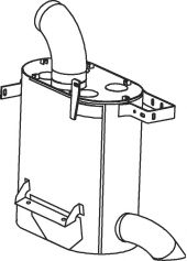 Глушитель выхлопных газов конечный DINEX 64321