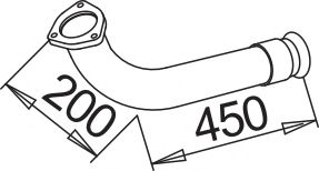 Труба выхлопного газа IMASAF 4211