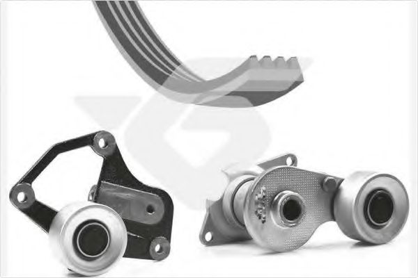 Поликлиновой ременный комплект HUTCHINSON KHV 141