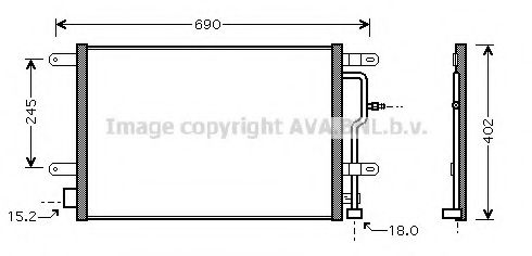 Конденсатор, кондиционер AVA QUALITY COOLING AI5199