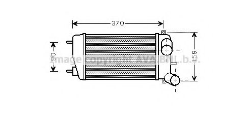 Интеркулер AVA QUALITY COOLING CNA4212