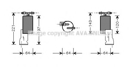 Осушитель, кондиционер AVA QUALITY COOLING CRD066